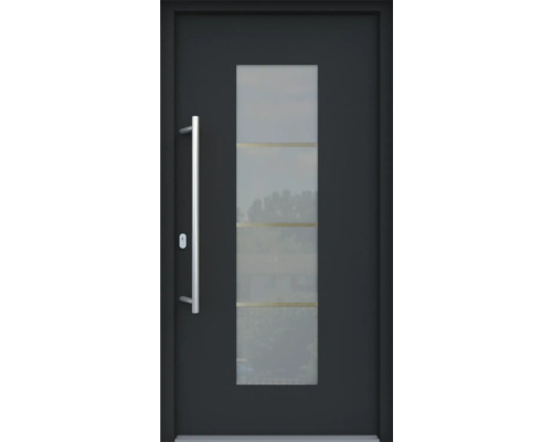 Vchodové dvere ARON 3141-1 100Ľ antracit