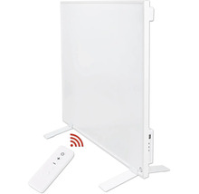 Biely radiátor s diaľkovým ovládaním