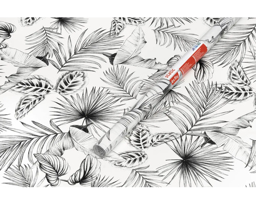 Samolepiaca fólia s tropickým rastlinným vzorom