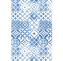 Vzor dlaždíc s geometrickými a kvetinovými motívmi