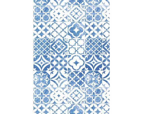 Vzor dlaždíc s geometrickými a kvetinovými motívmi