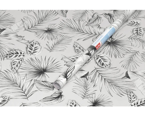 Rolka dekoračnej fólie s motívom tropických rastlín