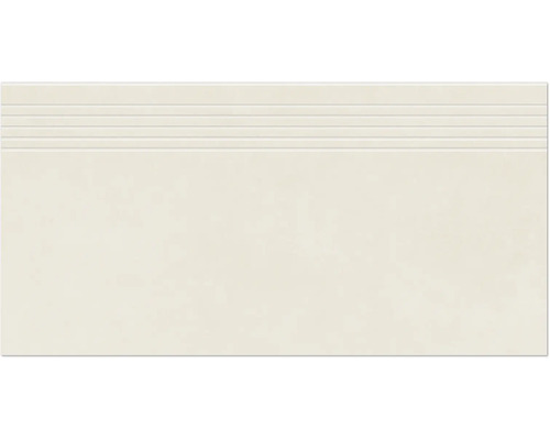 Dlažba na schody imitácia betónu ivory MANHATTAN 29,8x59,8 cm Keramická dlaždica s reliéfnou štruktúrou