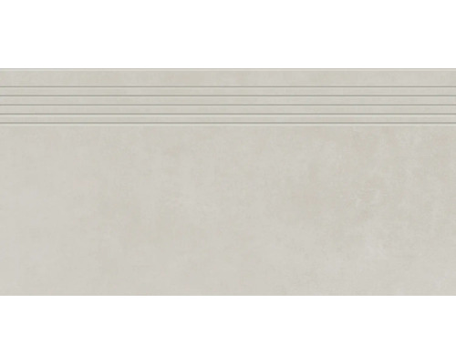 Dlažba na schody imitácia betónu sivá MANHATTAN 29,8x59,8 cm Dlaždice s drážkami pre schody