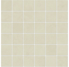 Mozaikové dlaždice z keramiky, béžové, usporiadané do štvorca