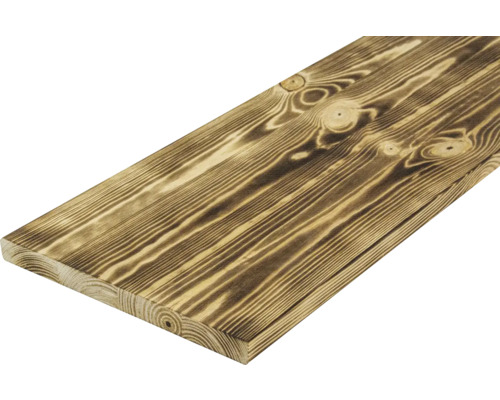 Škárovka borovica Glulam flambovaná 18x400x800 mm Drevená doska s kresbou dreva