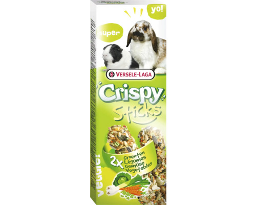 Maškrty pre králiky a morčatá Versele-Laga Crispy Sticks zelenina 110 g