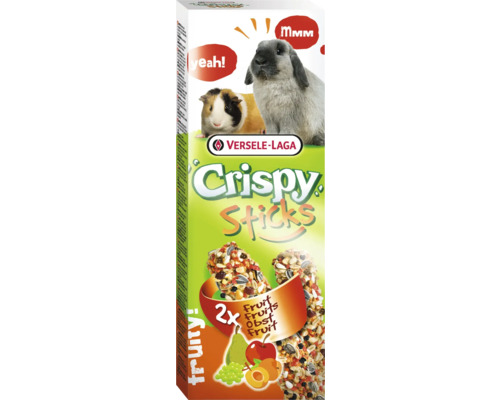 Maškrty pre králiky a morčatá Versele-Laga Crispy Sticks ovocie 110 g