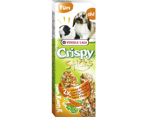 Maškrty pre králiky a morčatá Versele-Laga Crispy Sticks mrkva a petržlen 110 g Maškrty pre králiky a morčatá Versele-Laga Crispy Sticks mrkva a petržlen 110 g