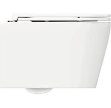 Detailný pohľad na závesné WC s doskou