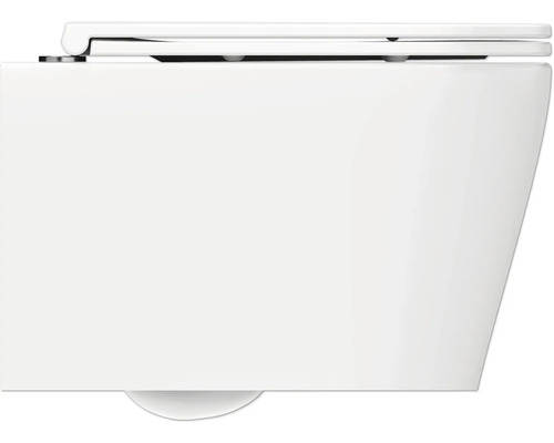 Detailný pohľad na závesné WC s doskou