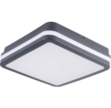 LED vonkajšie stropné svietidlo Kanlux 38788 BENO 12-18W CCT-L-SEG IP65 12-18 W 3000-3500-4000 K farba grafit so senzorom pohybu