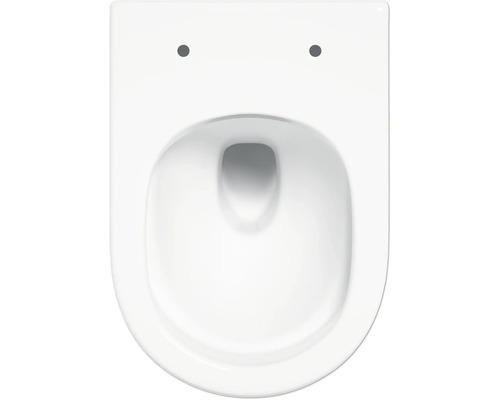 Závesné WC keramické horný pohľad