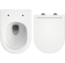 Závesný hlbokosplachovací záchod s WC doskou