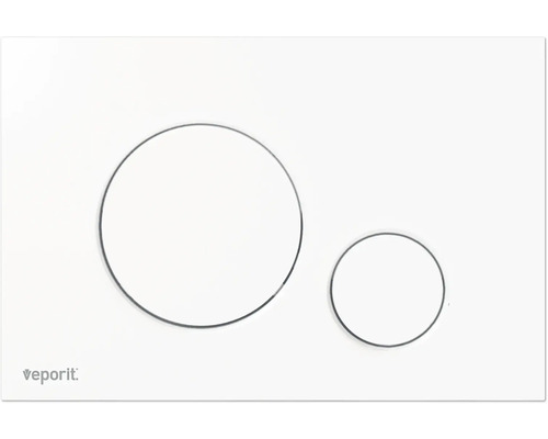 Ovládacie tlačidlo Veporit s dvoma tlačidlami na splachovanie toalety