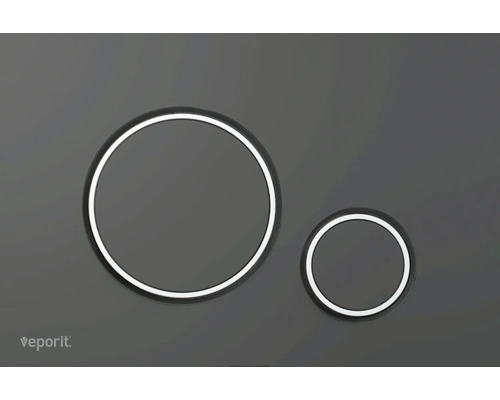 Ovládacie tlačidlo pre splachovanie toalety s dvoma tlačidlami