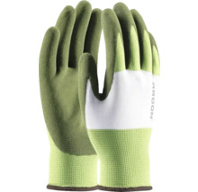 Pár zelených záhradných rukavíc