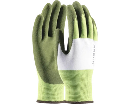 Pár zelených záhradných rukavíc