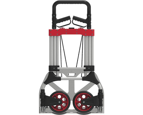 Dvojkolesový rudel s hliníkovým rámom a teleskopickou rukoväťou