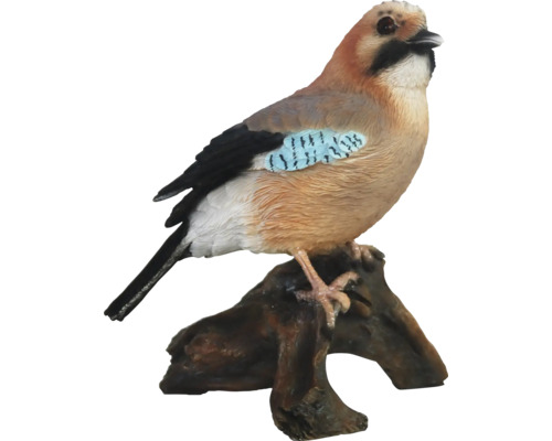 Dekoratívna sojka škriekavá na konári pre záhradu