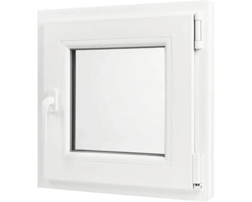 Biele plastové okno s kľučkou