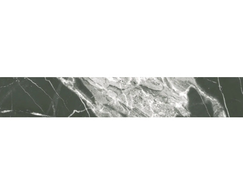 Sokel imitácia mramoru Lucca Nero mat 60 x 10 cm Dlaždice s mramorovým vzhľadom