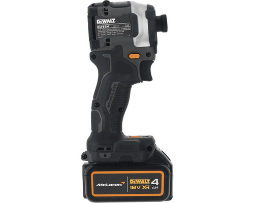 Akumulátorový rázový uťahovák DeWalt s batériou McLaren 18 V XR 4 Ah