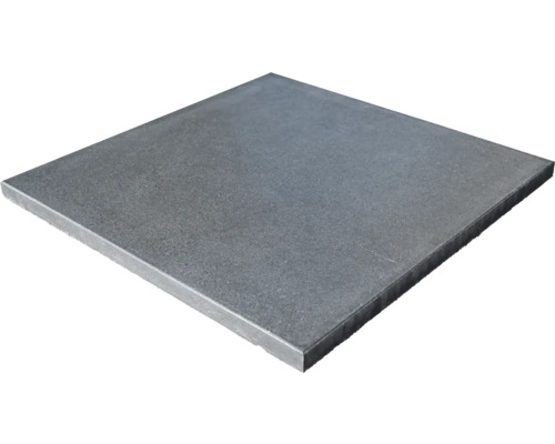 Betónová dlažba Modena Lite 60x60x3 cm antracitová Štvorcová oceľová doska