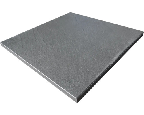 Betónová dlažba Palermo Lite 60x60x3 cm antracitová Štvorcová podlahová dlaždica z kameňa