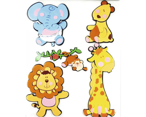 Samolepky so zvieracími motívmi na výzdobu detskej izby