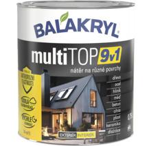 Balakryl multiTOP 9v1 farba na rôzne povrchy, 0,75 litra