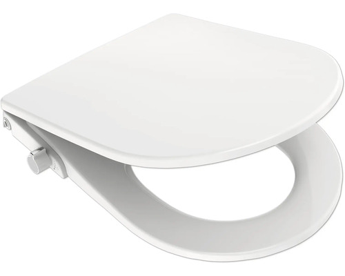 Biele plastové WC sedadlo