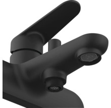 Čierna umývadlová batéria