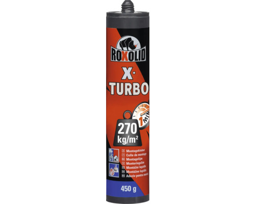 Montážne lepidlo Roxolid X-Turbo, 450 gramov