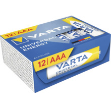 Varta Universal Energy Alkalická batéria AAA, balenie 12 kusov