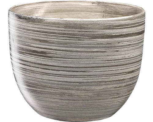 Obal na kvetináč keramický PURKYNE GREY matný Ø 16 x 13 cm