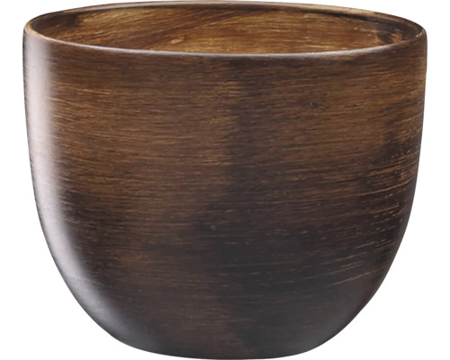 Obal na kvetináč keramický PURKYNE WOOD matný Ø 16 x 13 cm