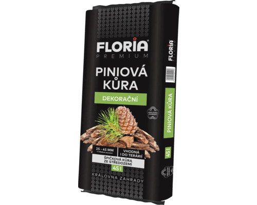 Balenie prémiovej borovicovej kôry Floria, 45 litrov, vhodné na dekoratívne účely a do terárií