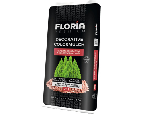 Balenie dekoratívnej mulčovacej kôry Floria Premium pre záhradu