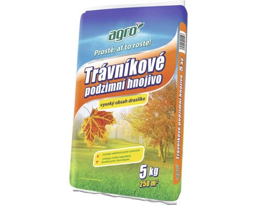 Balenie jesenného hnojiva pre trávniky, 5 kilogramov