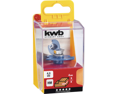 KWB drážkovacia fréza 4,0 mm v blistri