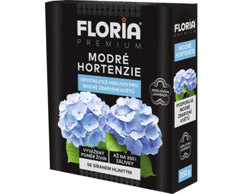 Balenie hnojiva pre modré hortenzie