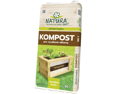 Vrece kompostu pre vyvýšené záhony, 50 litrov