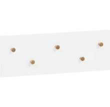 Šatníkový panel s piatimi háčikmi