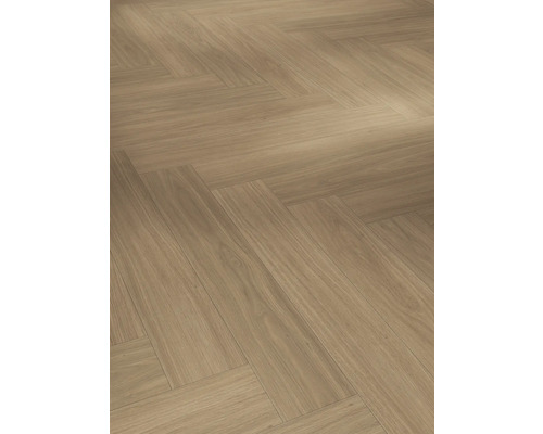 Vinylová podlaha 9.0 Artemis karamelovo hnedá modulárna Pokládka laminátovej podlahy vo vzore rybej kosti