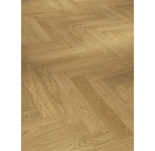 Vložená drevená parketová podlaha do rybej kosti