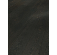 Tmavá dubová parketová podlaha