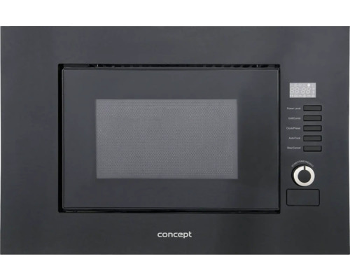 Vstavaná mikrovlnná rúra s digitálnym displejom a ovládacím panelom