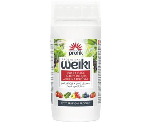 Rastlinný biostimulant WEIKI probiotiká na paradajky, papriky, uhorky, jahody a čučoriedky 250 ml Rastlinný biostimulant WEIKI probiotiká na paradajky, papriky, uhorky, jahody a čučoriedky 250 ml