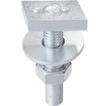 Skrutka s kladivkovou hlavou, podložkou a maticou